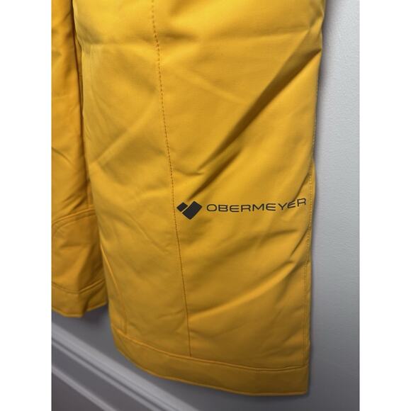 Obermeyer Brooke Pant - Girls Ski Snow Pants Size S (8) In Mango Yellow - Picture 5 of 16